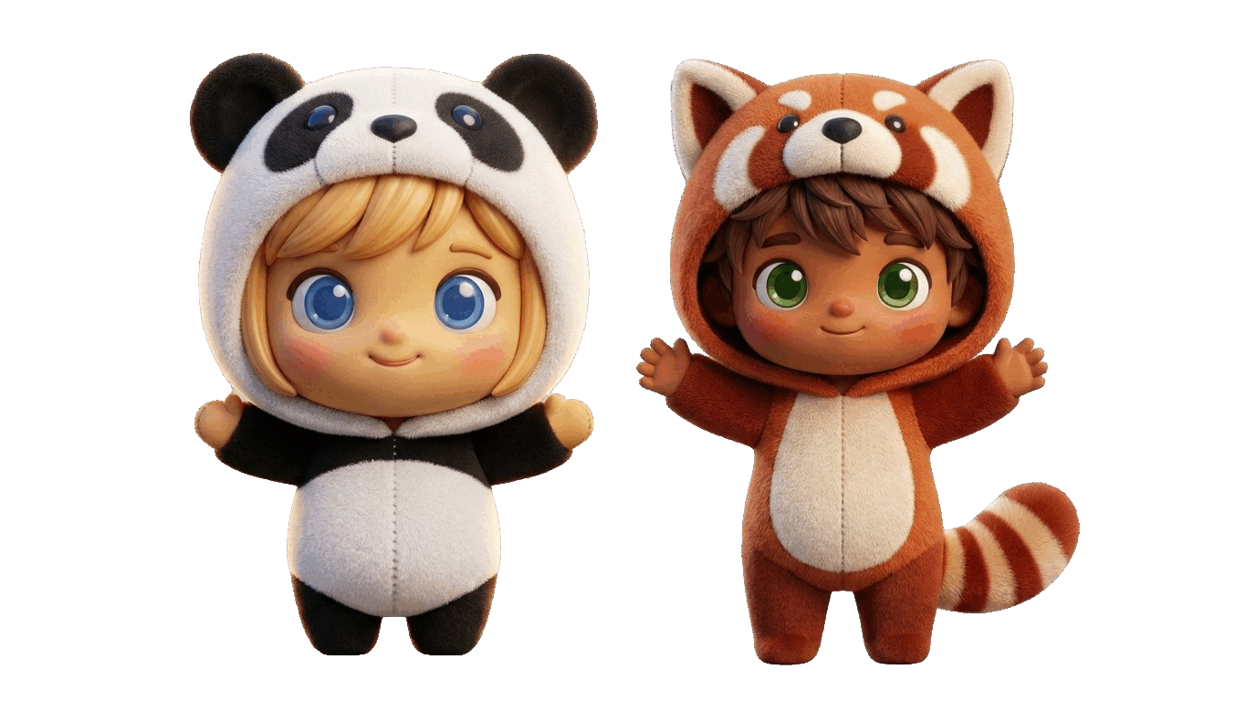 Pip and Rio, the Helm mascots, welcoming you to the Helm community